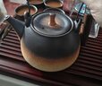 容山堂粗陶茶壺煮茶器茶具套裝泡茶壺燒水壺電陶爐圍爐煮茶碳爐酒精爐 粗陶提梁壺-祥云鈕 780ml 曬單實(shí)拍圖