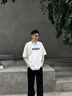 WHIM NASA潮牌新品短袖男2026春夏小眾原創(chuàng  )趣味印花情侶裝百搭新年馬年上衣 珍珠白 3XL 建議185-210斤 曬單實(shí)拍圖