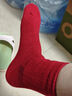 南極人【96%羊毛】女士羊毛保暖襪子女秋冬季加絨鴻運本命年結婚中筒襪 曬單實(shí)拍圖