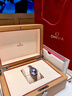 歐米茄（OMEGA）【二手99新】歐米茄（OMEGA）手表女款海馬系列150米防水 新款瑞士全自動(dòng)機械女士腕表精品全套 紫盤(pán)鋼帶 220.10.34.20.10.002 曬單實(shí)拍圖
