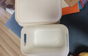 晟旎尚品雜物收納盒家用零食玩具桌面儲物盒玩具零食整理筐整理箱收納箱 大號加高加厚【2只裝】帶蓋 白色 曬單實(shí)拍圖