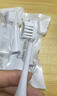 適配松下兒童電動(dòng)牙刷頭EW-DC2F/EW-DC25刷頭替換頭WEW0899軟毛 中毛 4支 小頭清潔型白色 曬單實(shí)拍圖