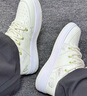李寧奶酪丨休閑鞋女鞋春夏季輕便厚底增高拼接潮流百搭運動(dòng)鞋AGCU366 曬單實(shí)拍圖