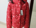 巴拉巴拉童裝兒童羽絨服女童2025新款春裝紅色拜年服甜美外套大童新年衣服 曬單實(shí)拍圖