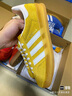 阿迪達斯（adidas）女 三葉草系列 GAZELLE INDOOR W 低幫休閑鞋 HQ8716 黃白  43  曬單實(shí)拍圖