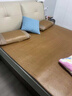 XISHIFU涼席雙面古藤席雙人家用背面冰絲 150x195cm【可折疊】 曬單實(shí)拍圖
