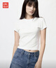 優(yōu)衣庫女裝圓領(lǐng)短T恤/短袖26春夏新款483455 00 白色 L /160/88A 曬單實(shí)拍圖