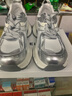 百麗云鯨時(shí)髦設計老爹鞋女26春新簡(jiǎn)約厚底休閑增高鞋JD018AM6 銀色 38 曬單實(shí)拍圖