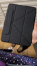 閃魔適用ipad air7/6保護套11英寸M3芯片2025/24款四邊磁吸拆分蘋(píng)果平板透明亞克力保護殼-黑色 曬單實(shí)拍圖