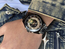 歐品客瑞士認證十大品牌新款手表男機械表全自動(dòng)防水夜光金鑲瑞馬男士表 升級版3320全黑色款 免費刻字 終身質(zhì)保 41mm 曬單實(shí)拍圖