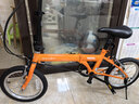 大行（DAHON）折疊自行車(chē)16英寸YUKI超輕迷你便攜男女式通勤單車(chē)KT610 橙色  曬單實(shí)拍圖