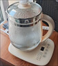 九陽(yáng)（Joyoung）養生壺迷你玻璃花茶壺煮茶器 12大功能11檔溫度 0膠水恒溫電熱燒水壺1.5L 1566BQ 曬單實(shí)拍圖