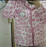 果殼（Gukoo）睡衣女冬季新款mikko毛絨保暖舒適豹紋女士家居服套裝 玫瑰粉 L 曬單實(shí)拍圖