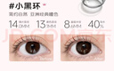 NEO KEESMO 可視眸小黑環(huán)系列 美瞳隱形眼鏡半年拋1片 神秘黑 700度 Europa 曬單實(shí)拍圖