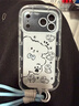 江銘適用蘋(píng)果17ProMax手機殼iphone17ProMax保護套防摔氣囊鏡頭全包高級創(chuàng  )意卡通男女軟殼線(xiàn)條狗配掛繩 曬單實(shí)拍圖