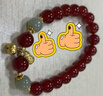 周大生【新年禮物】花生吊墜紅瑪瑙銀手串手鏈國風(fēng)送女友情人節禮物 曬單實(shí)拍圖