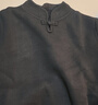 晚白【新品】加絨加厚新中式針織衫女冬款復古優(yōu)雅氣質(zhì)百搭上衣 黑色 L 曬單實(shí)拍圖