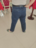 皮爾卡丹（pierre cardin）牛仔褲男直筒寬松大碼高腰加絨加厚長(cháng)褲秋冬季新款中老年爸爸褲子 曬單實(shí)拍圖