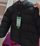 左西童裝兒童羽絨服2025新款女童冬季保暖抗寒白鴨絨連帽面包服冬 黑色【高充絨抗菌絨】 150 【常規款153g丨中長(cháng)款178g】 曬單實(shí)拍圖