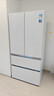 美的（Midea）熊墩墩Pro600L法式四開(kāi)門(mén)冰箱超薄嵌入式雙系統一級能效除菌制冰大容量BCD-600WUFIPZM(E)國家補貼 曬單實(shí)拍圖