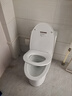 恒潔（HEGII）馬桶568 超旋風(fēng)雙漩大沖力虹吸式抗菌家用節水坐便器DC0568DT-305 曬單實(shí)拍圖