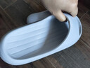 樸西氣墊踩屎感涼拖鞋女家居室內情侶靜音防臭防滑拖鞋男外穿夏 灰色 42-43 曬單實(shí)拍圖