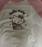巴拉巴拉兒童睡衣套裝秋季女童家居服可外出【hellokittyIP】209325171002 曬單實(shí)拍圖