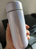 京東京造鈦健康保溫杯 口袋杯【內外純鈦】男女水杯子高端禮品 煙紫270ml 曬單實(shí)拍圖