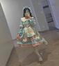 唐努烏（Tang Nu wu）洛麗塔秋冬裙子兔冰冰Lolita刺繡甜美可愛(ài)呲甜款生日禮物 甜甜貓裙+圍裙 S 【65-90斤】 曬單實(shí)拍圖