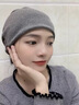 南極人（Nanjiren）月子帽產(chǎn)婦睡帽大頭圍孕婦帽子產(chǎn)后頭巾坐月子防風(fēng)媽媽包頭帽保暖 灰色【孕媽媽專(zhuān)屬 防風(fēng)護頭】 曬單實(shí)拍圖