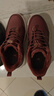 足力健老人鞋冬季中老年戶(hù)外加絨輕便保暖鞋25932035J 女 玫紅 38 曬單實(shí)拍圖