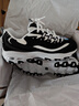 斯凱奇（Skechers）女鞋奶茶熊時(shí)尚復古潮流增高厚底休閑老爹鞋百搭休閑運動(dòng)鞋149906 黑色/白色/BKW 38 曬單實(shí)拍圖