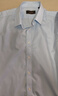 雅戈爾（YOUNGOR）25新品純色DP免燙襯衫棉質(zhì)抗皺易打理長(cháng)袖襯衫男 淺藍 40 曬單實(shí)拍圖