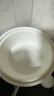 MUJI MUJI 聚丙烯熱水盆 臉盆洗衣盆家用加厚盆 泡腳盆 MB08CC2S 白色小 外口徑260mm*高90mm/約3L 曬單實(shí)拍圖