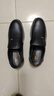 蜻蜓牌正品真皮男士皮鞋夏季透氣商務(wù)休閑爸爸牛皮鞋中老年耐磨防滑皮鞋 黑色 41 曬單實(shí)拍圖