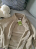 蕉下（beneunder）外套女萬(wàn)粒絨秋季保暖貼膚柔軟戶(hù)外PM122栗灰棕L 曬單實(shí)拍圖