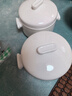 美廚（MAXCOOK）陶瓷碗燉盅 湯碗隔水燉盅內膽蒸蛋碗小燕窩盅月子餐具罐MCTC3556 曬單實(shí)拍圖