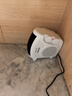 奧克斯（AUX） 取暖器家用暖風(fēng)機暖風(fēng)扇落地桌面電暖器便攜式電暖氣片烤火取暖爐熱風(fēng)機 白色（2000W/3檔調節/帶溫控） 曬單實(shí)拍圖