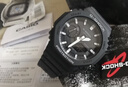卡西歐（CASIO） G-SHOCK GA-2100運動(dòng)八王子防水男士手表石英手表【禮物】 GA-2100-1APR-200米防水 曬單實(shí)拍圖