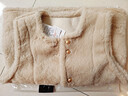 蘇醒的樂(lè )園冬季韓系小香風(fēng)氣質(zhì)百搭寬松外穿背心仿皮草馬甲女 奶茶色 均碼 曬單實(shí)拍圖