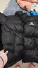 駱駝（CAMEL）小太陽(yáng)自發(fā)熱戶(hù)外羽絨服秋冬新款男女加厚白鴨絨保暖外套面包服 【自發(fā)熱】幻影黑，A33CAPN163E 男女 XL 曬單實(shí)拍圖