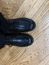 百麗（Belle）男鞋緩震科技真皮正裝鞋商場(chǎng)款四季厚底休閑皮鞋加絨7WF01AM3 黑色-單里 39 (245mm) 曬單實(shí)拍圖