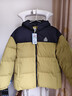 鴻星爾克（ERKE）童裝男女童冬季保暖棉服兒童大小童羽絨服秋煙綠170 曬單實(shí)拍圖