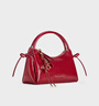 CHARLES&KEITH26春新品新年系列鏈條腋下包斜挎包包女包婚包CK2-80151362-D Tomato Red番茄朱紅 S 曬單實(shí)拍圖