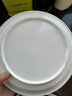 貝萊恩食品級密胺餃子盤(pán)商用帶醋碟瀝水雙層盛水餃盤(pán)子飯店專(zhuān)用圓形盤(pán)子 白色餃子盤(pán) 10.5英寸 曬單實(shí)拍圖