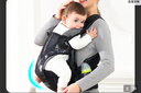 紐貝樂(lè )新生嬰兒背帶腰凳0-36個(gè)月背娃出門(mén)抱娃神器小月齡寶寶前橫抱托 曬單實(shí)拍圖