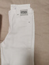 衣品天成2025秋季高腰牛仔褲女白色簡(jiǎn)約時(shí)尚長(cháng)褲顯高顯瘦寬松直筒褲子女 曬單實(shí)拍圖