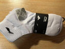 李寧襪子男運動(dòng)襪（6雙）籃球襪跑步羽毛球保暖防臭女中襪子筒棉襪 曬單實(shí)拍圖