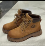 駱駝（CAMEL）王俊凱同款馬丁靴高幫秋戶(hù)外工裝大黃靴男 GE122W7757T 金黃 40 曬單實(shí)拍圖