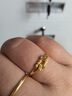 妙聚福金包銀黃金滿(mǎn)天星心心相印戒指女足金999金愛(ài)心小圓珠可調節指環(huán) 愛(ài)心小圓珠戒指 開(kāi)口可調節 曬單實(shí)拍圖